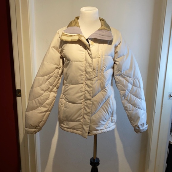 Columbia Cream Down & Feather Jacket Size: Small - Picture 1 of 15